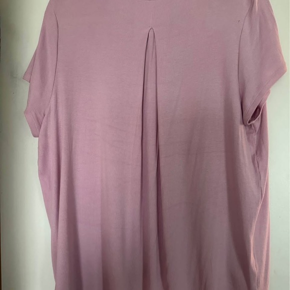 Athleta Soft Pink Short Sleeve Tee - Picture 2 of 3